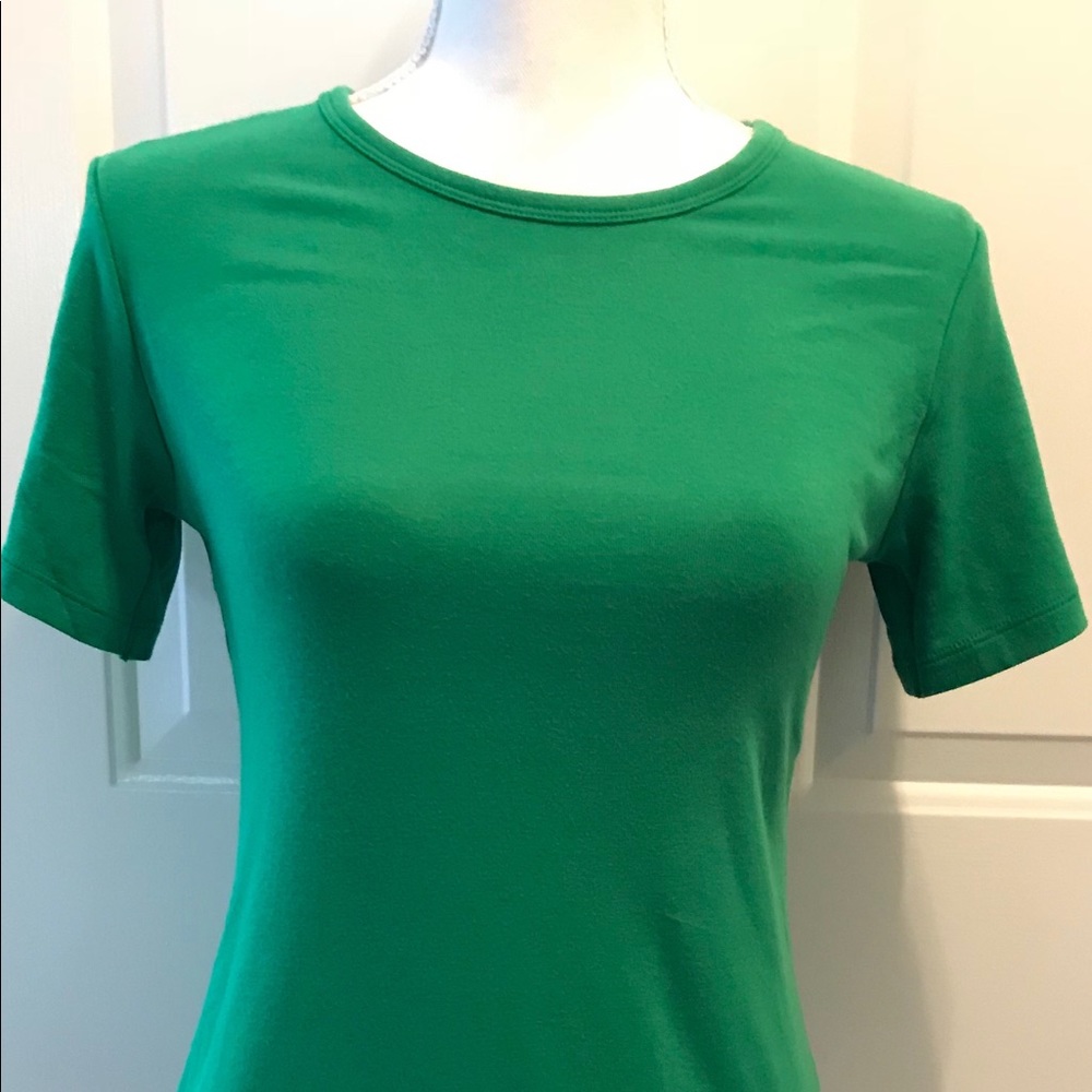 Orvis green cotton classic short sleeve top-Size M